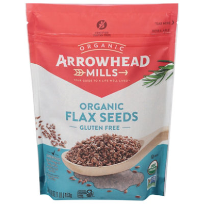 Arrowhead Mills Organic Flax Seeds - 16 Oz - Image 3