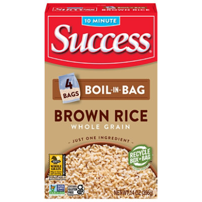 Success Boil-in-Bag Rice Whole Grain Brown Rice - 14 oz