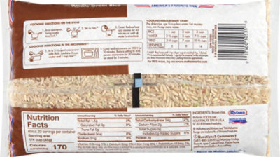 Mahatma Brown Whole Grain Rice In Bag - 2 Lb - Image 7