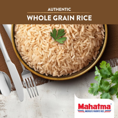 Mahatma Brown Whole Grain Rice In Bag - 2 Lb - Image 3