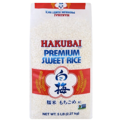 Hakubai Rice Sweet - 5 Lb