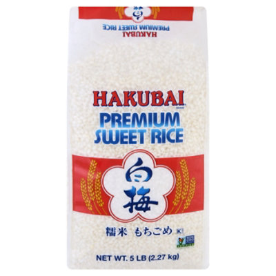 Hakubai Rice Sweet - 5 Lb