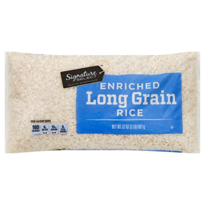 Signature SELECT Rice Enriched Long Grain - 32 Oz