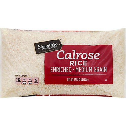 Signature SELECT Rice Enriched Medium Grain Calrose - 32 Oz - Image 2