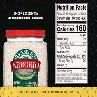 RiceSelect Arborio Rice In Jar - 32 Oz - Image 2