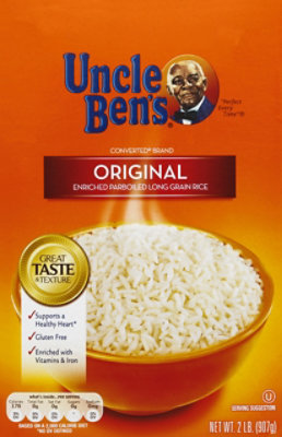 Uncle Bens Rice Parboiled Long Grain Enriched Original - 2 Lb - Image 2