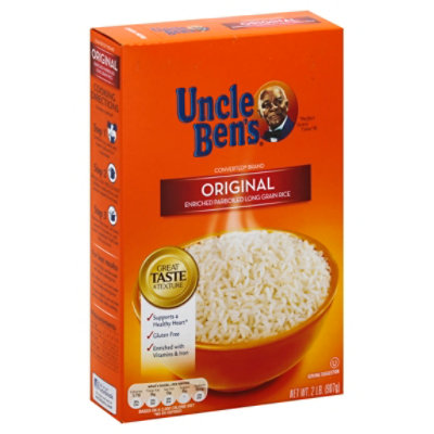 Uncle Bens Rice Parboiled Long Grain Enriched Original - 2 Lb - Image 1