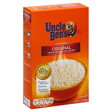  Uncle Bens Rice Parboiled Long Grain Enriched Original - 2 Lb 