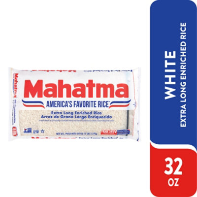 Mahatma Extra Long Enriched Rice In Bag - 2 Lb