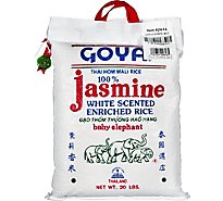 Goya Rice Thai Jasmine White Scented Enriched - 20 Lb