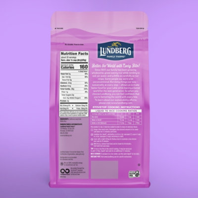 Lundberg Family Farms Sustainable California White Jasmine Rice - 32 Oz. - Image 6