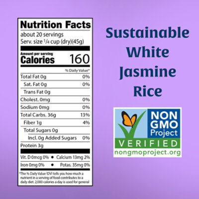 Lundberg Family Farms California White Jasmine Rice - 32 Oz - Image 5