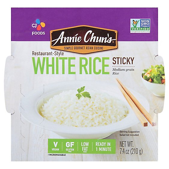 Annie Chuns Rice Express Sticky White Rice - 7.4 Oz