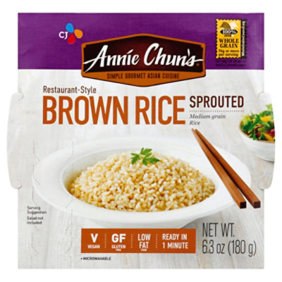 Annie Chuns Rice Express Sprouted Brown Rice - 6.3 Oz - Image 1