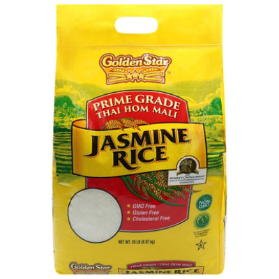 Golden Star Rice Jasmine Prime Grade - 20 Lb - Image 2