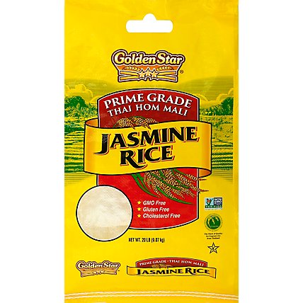 Golden Star Rice Jasmine Prime Grade - 20 Lb - Image 2