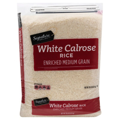 Signature SELECT Rice Calrose Medium Grain - 20 Lb