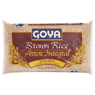 Goya Rice Brown Natural Long Grain - 2 Lb - Image 1