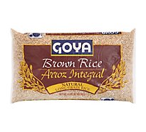 Goya Rice Brown Natural Long Grain - 2 Lb