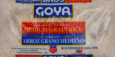 Goya Rice Grain Medium Enriched - 48 Oz - Image 1