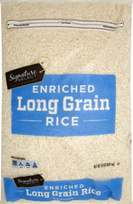 Signature SELECT Enriched Long Grain Rice - 20 Lb - Image 2