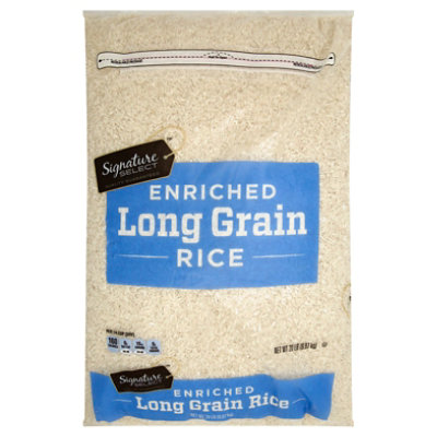 Signature SELECT Enriched Long Grain Rice - 20 Lb - Image 1