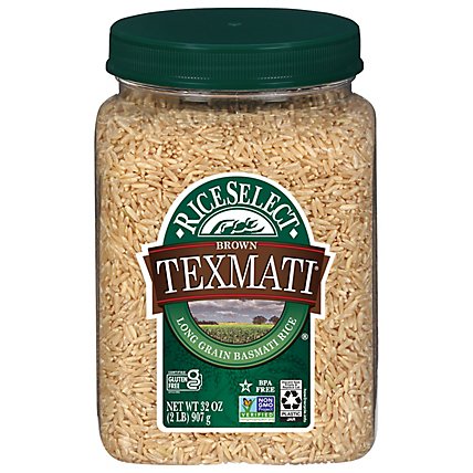Rice Select Texmati Rice Brown Long Grain American Basmati - 32 Oz