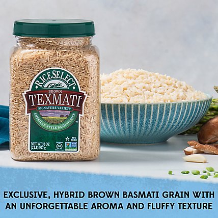 Rice Select Texmati Rice Brown Long Grain American Basmati - 32 Oz