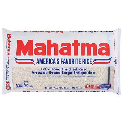 Mahatma Rice Enriched Extra Long Grain - 80 Oz - Image 1
