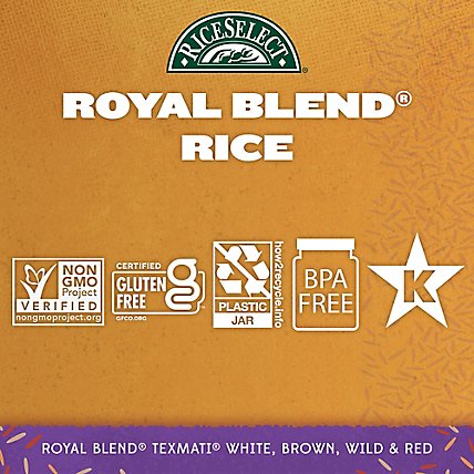 Rice Select Royal Blend Texmati Rice Blend White Brown Wild & Red - 21 Oz - Image 3