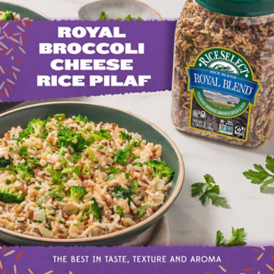 RiceSelect Royal Blend Texmati White Brown Wild And Red Rice In Jar - 21 Oz - Image 4