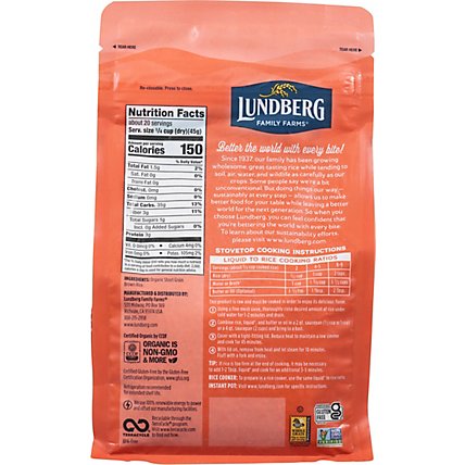 Lundberg Heirlooms Rice Organic Brown Short Grain - 32 Oz - Image 6