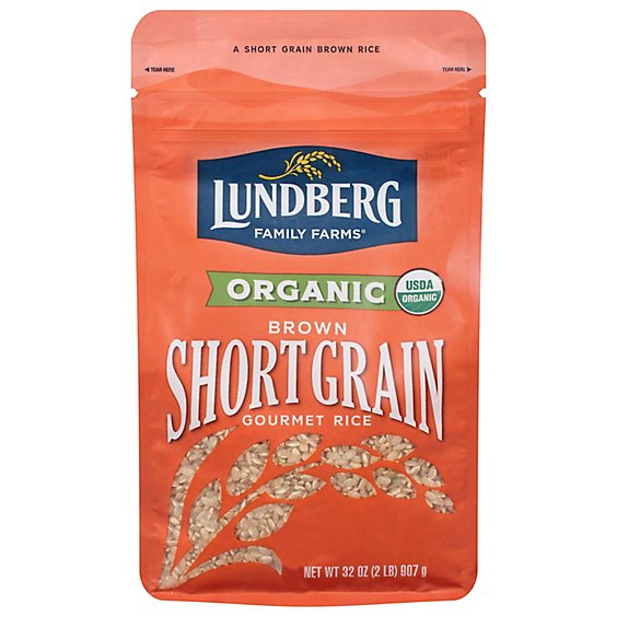 Lundberg Heirlooms Rice Organic Brown Short Grain - 32 Oz