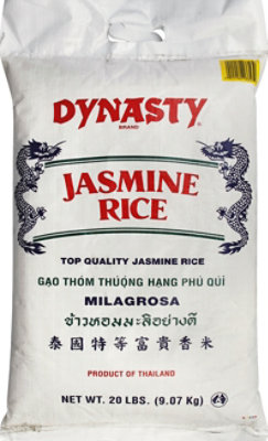 Dynasty Rice Jasmine - 20 Lb - Image 2