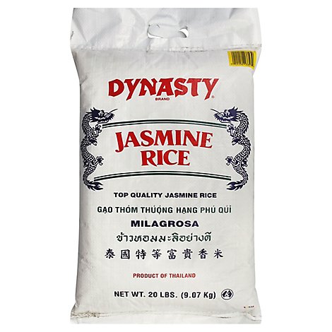 Dynasty Rice Jasmine - 20 Lb