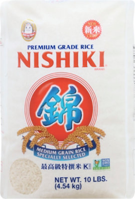 Nishiki Rice Medium Grain - 10 Lb - Image 2