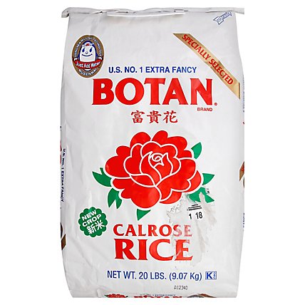 Botan Rice Calrose - 20 Lb - Image 1