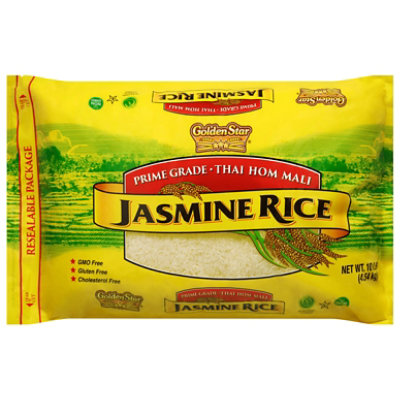 Golden Star Rice Jasmine - 10 Lb - Image 2