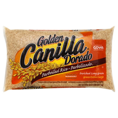 Goya Canilla Golden Dorado Rice Parboiled Long Grain Enriched - 5 Lb - Image 1