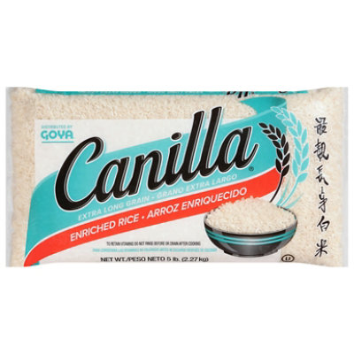 Goya Canilla Rice Enriched Extra Long Grain Enriched - 5 Lb - Image 2