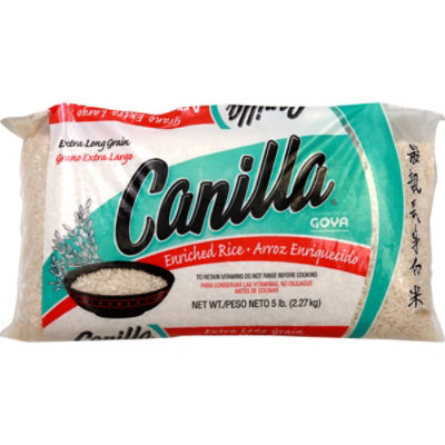 Goya Canilla Rice Enriched Extra Long Grain Enriched - 5 Lb - Image 1