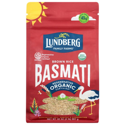 Lundberg Family Farms Organic California Brown Basmati Rice - 32 Oz