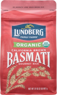 Lundberg Family Farms Organic California Brown Basmati Rice - 32 Oz. - Image 2