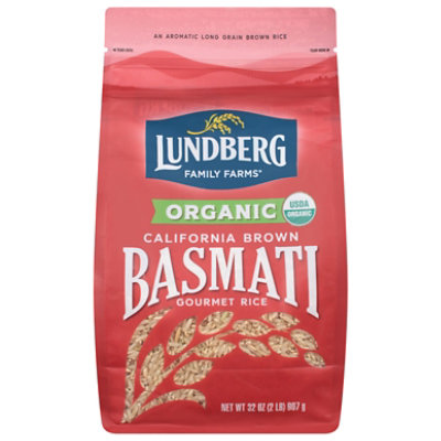 Lundberg Family Farms Organic California Brown Basmati Rice - 32 Oz - Image 1