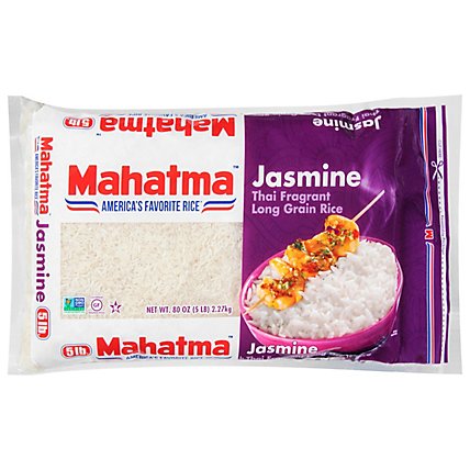 Mahatma Rice Jasmine - 80 Oz - Image 1