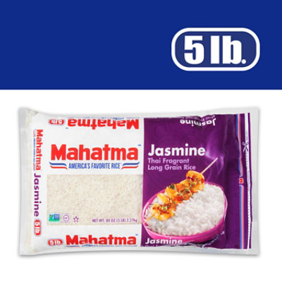 Mahatma Jasmine Thai Fragrant Long Grain Rice In Bag - 5 Lb - Image 2