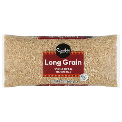 Signature SELECT Rice Brown Whole Grain Long Grain - 16 Oz - Image 2