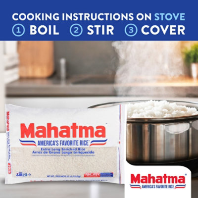 Mahatma Rice Enriched Extra Long Grain - 320 Oz - Image 2