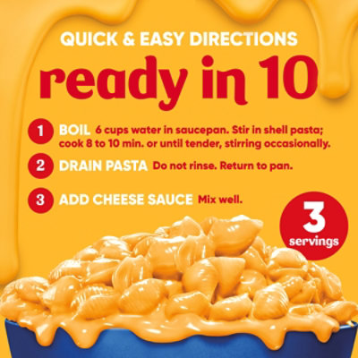 Velveeta Shells & Cheese Original Shell Pasta & Cheese Sauce Box - 12 Oz - Image 5