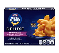 Kraft Deluxe Four Cheese Macaroni & Cheese Dinner Box - 14 Oz